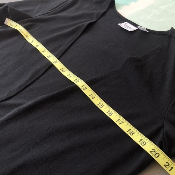Women with Control By Renee Greenstein‎ Black Long Sleeve Open Top - Picture 10 of 11